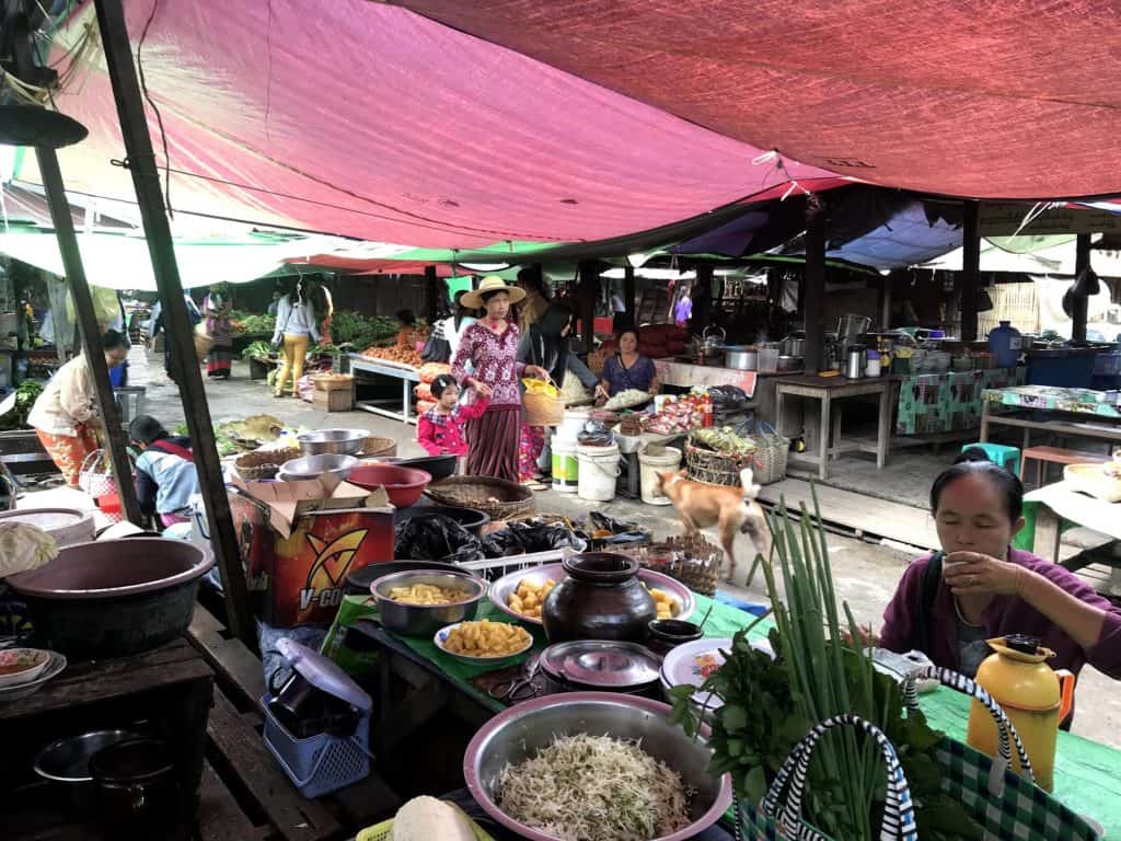 The Market, the Tofu Stand