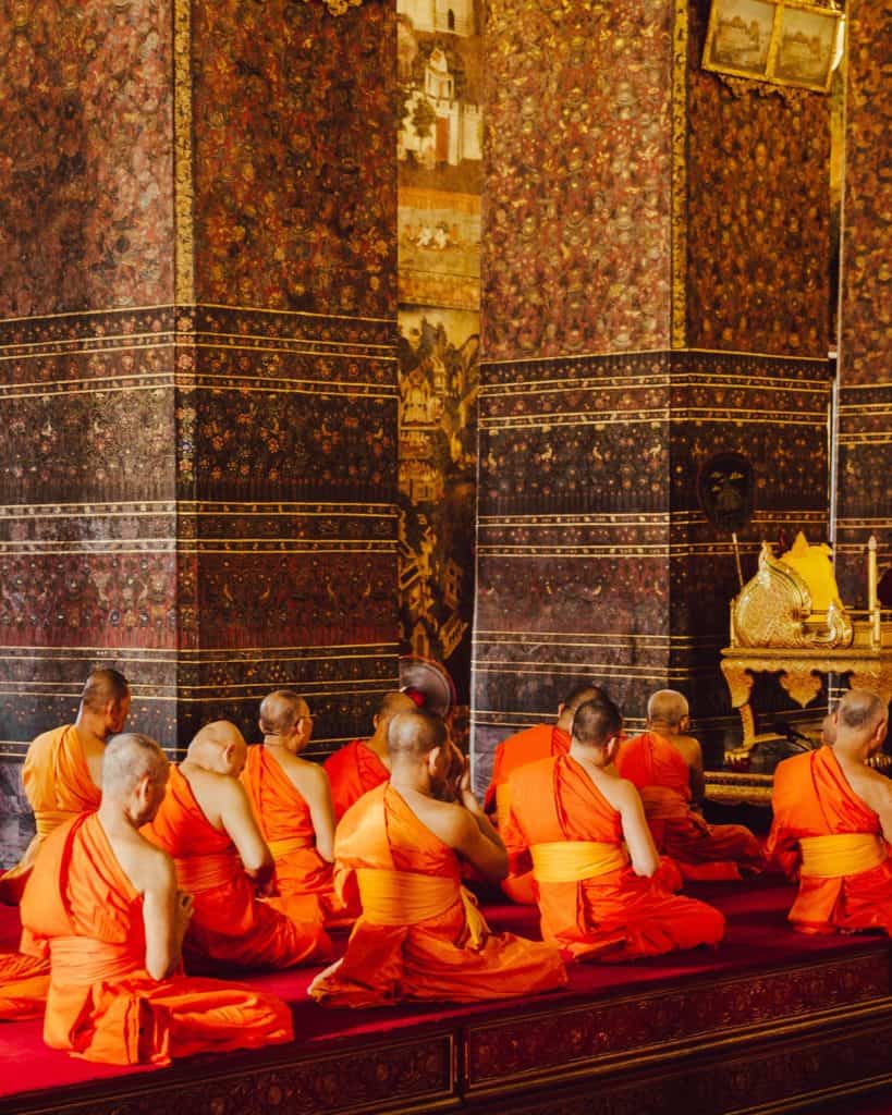 Monks in Southeast Asia