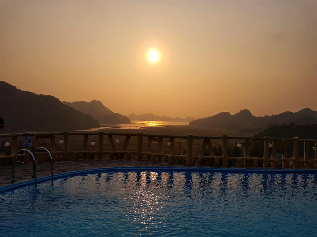 From the top of Cat Ba Mountain View