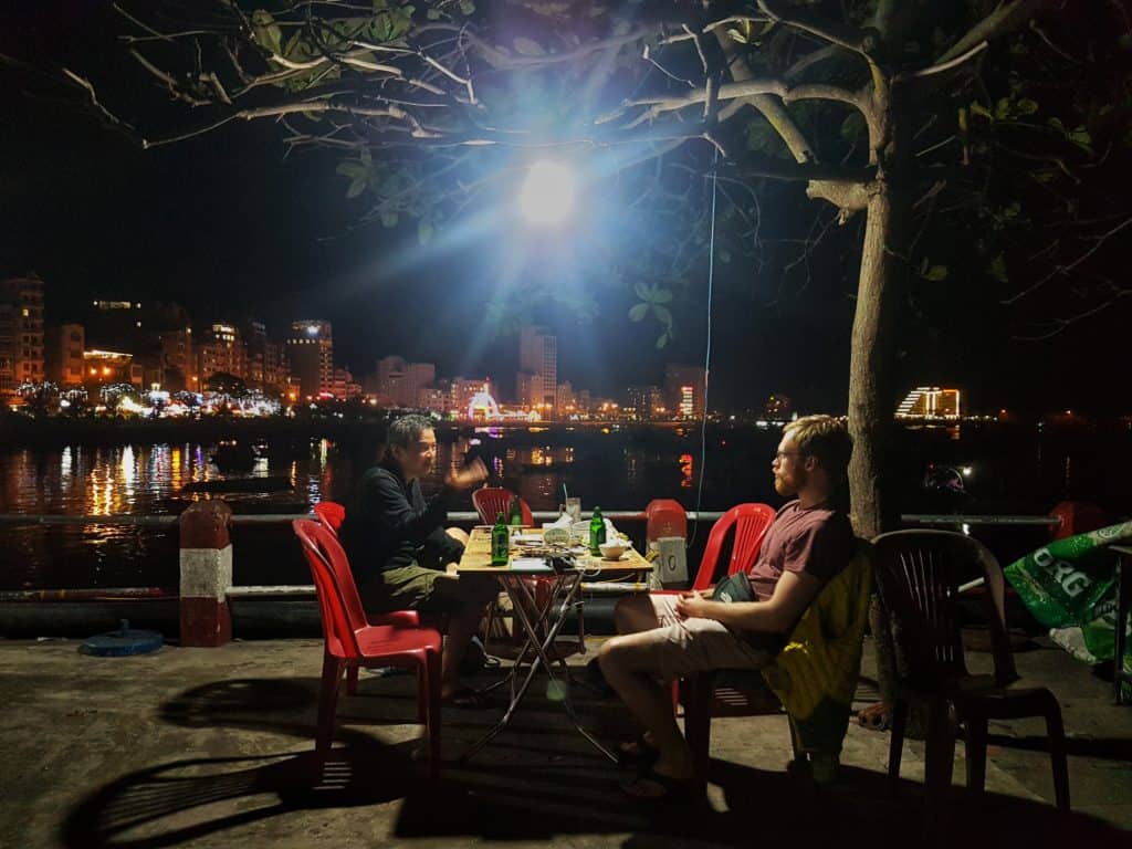Eating By The Sea at Phi Nhung Quan Restaurant