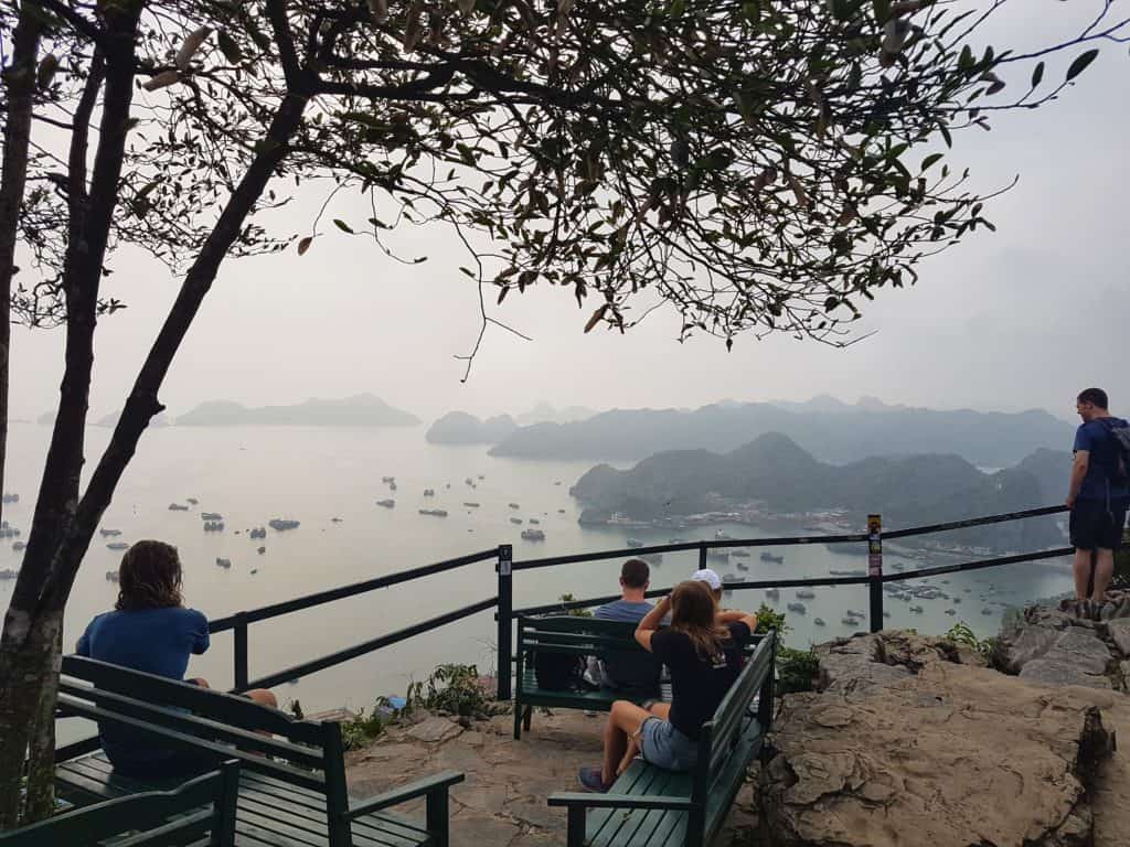 The Sunset Point at Cannon Fort, Cat Ba Island, Vietnam