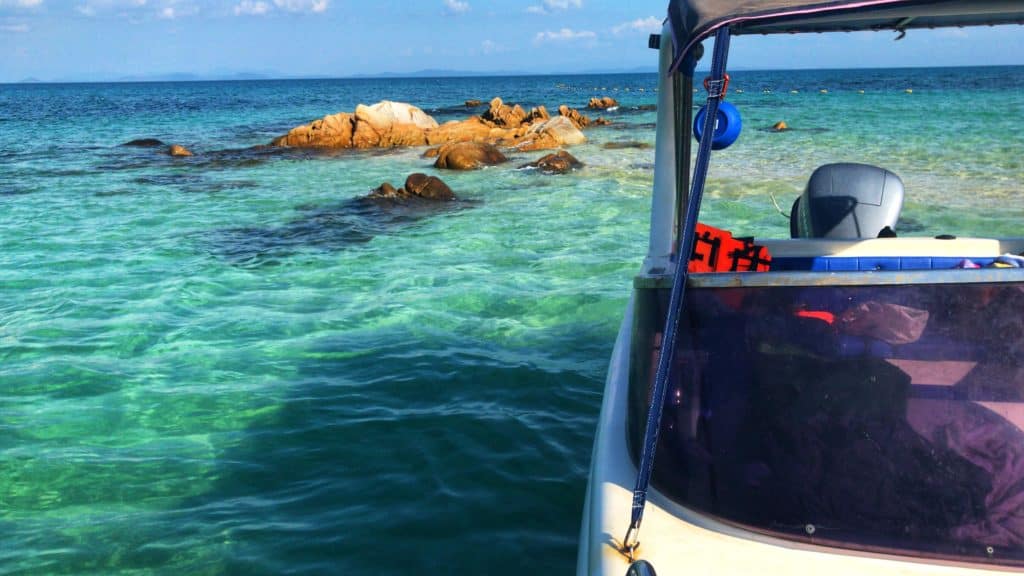 Snorkeling on a day trip to Man Nai Island, Laem Mae Phim, Rayong